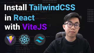how to use tailwind css in react with vite | install tailwindcss in react with vitejs for beginners
