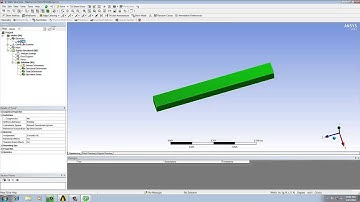 tutorial on static structural analysis and design optimization of a rod in ansys workbench for begin