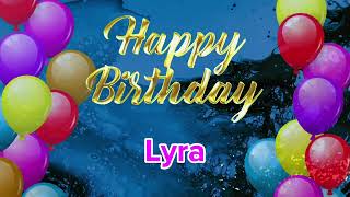 The most attractive girl names, wish birthday LYRA