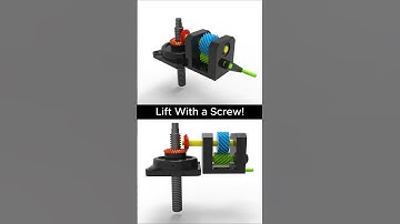 The Power of the Lift Screw Explained! #tecnology #automobile #engineer  #mechanical