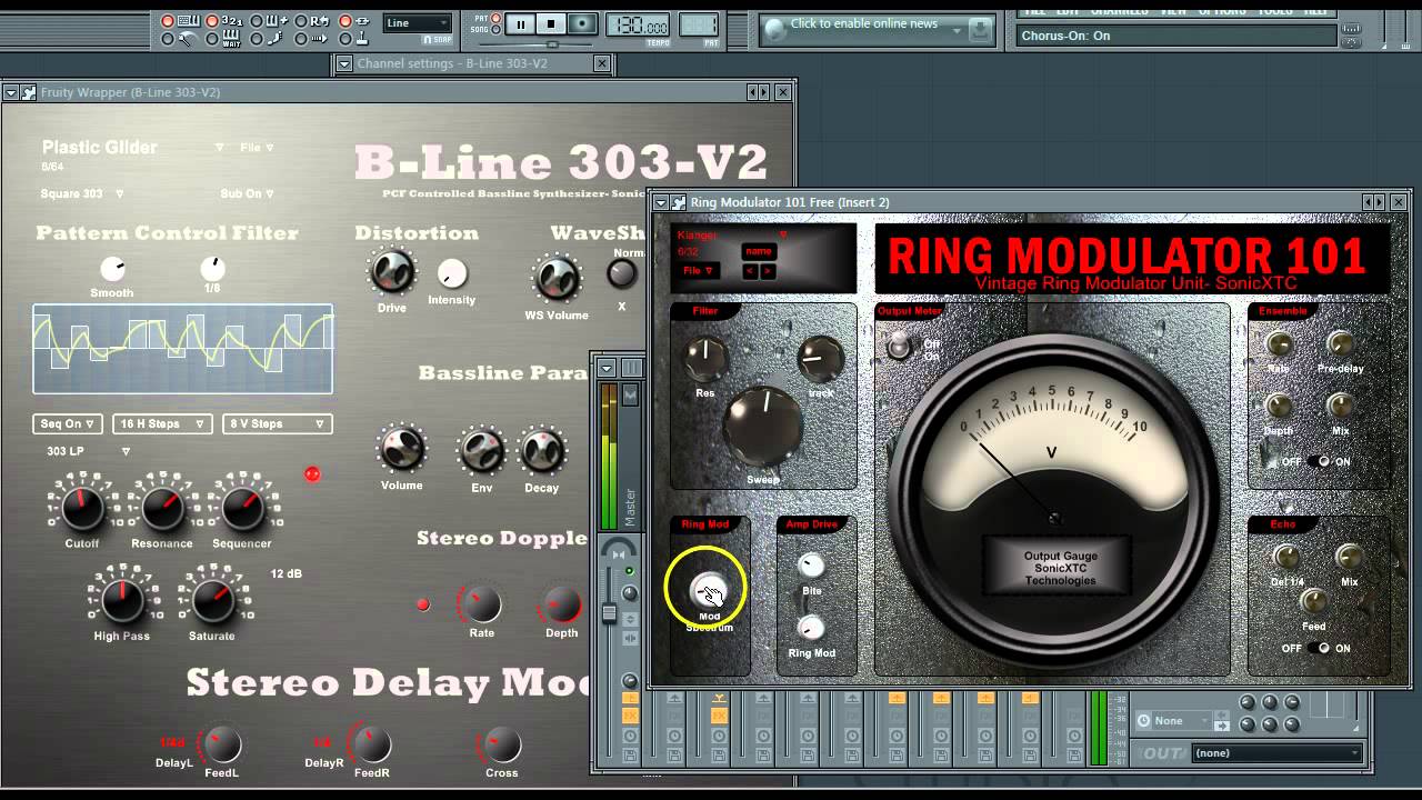 Ring Mod 101 free and B-Line 303- SonicXTC