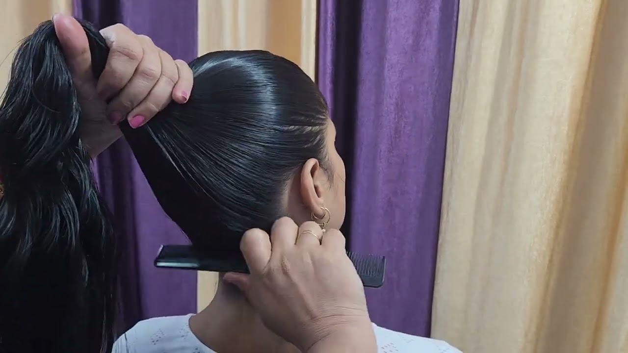 High Tight Braid Hairstyle With Hair oiling || Without Folded Braid Hairstyle || Doorway to Beauty