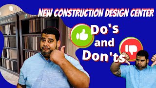2022 New construction Design Center Tips What to spend and not spend money on !!