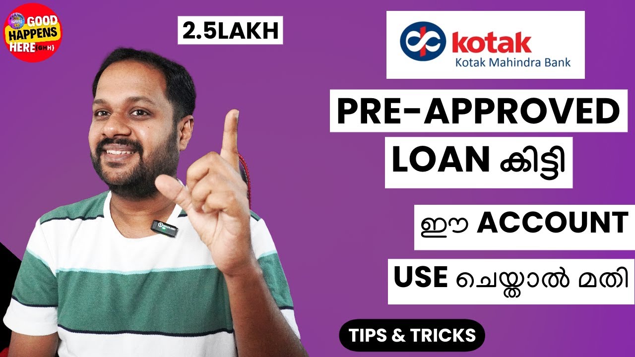 KOTAK BANK PRE APPROVED LOAN 2 5 LAKH NO DOCUMENTS NEEDED Kotak bank pre approved loan 2 5 lakh no documents needed