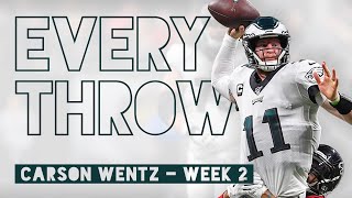 Carson Wentz vs. Atlanta Falcons (Week 2, 2019) - Every Throw