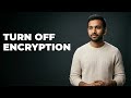 How Do I Turn Off iPhone Backup Encryption?
