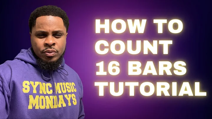How To Count and Write 16 Bars in Rap