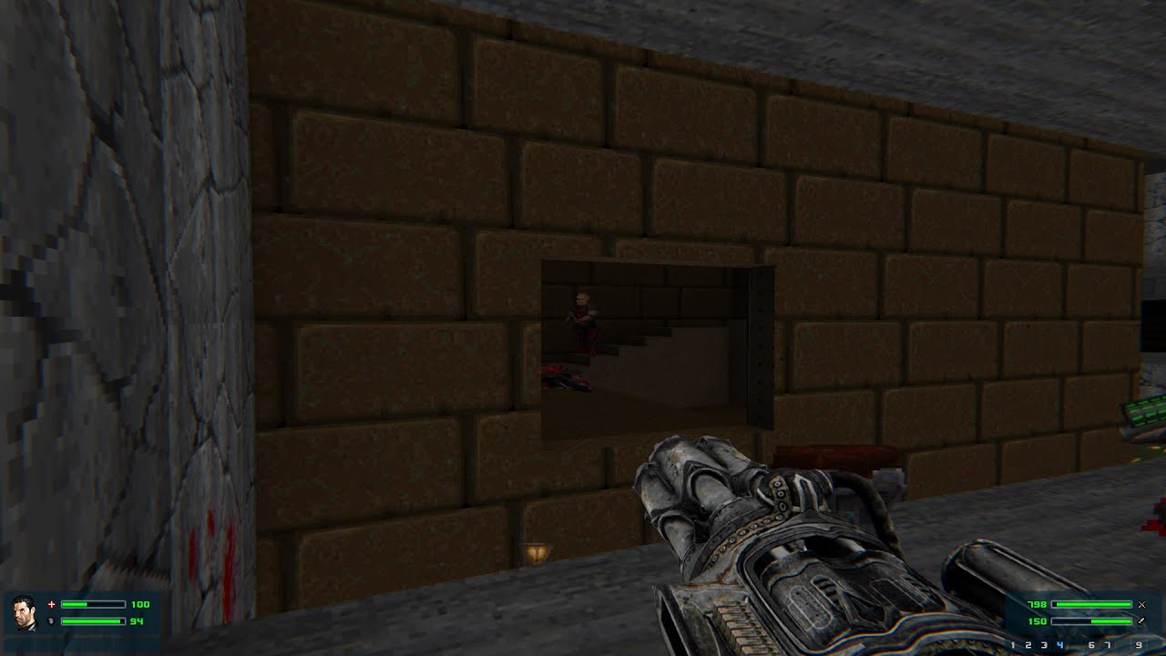 Doom — Painkiller mod. Some gameplay (3d test and new effects and features)