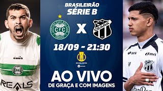 Thumbnail for CORITIBA X CEARÁ | BRASILEIRÃO SÉRIE B 2024 | AO VIVO E COM IMAGENS