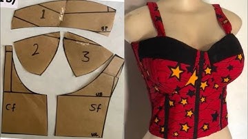 How to Draft a Three Part Corset (detailed tutorial) / beginner friendly