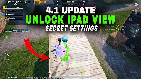 4.1 UPDATE! How to Unlock iPad view Secret settings 2025🔥|PUBG/BGMI😍how to get iPad view 4.1 UPDATE!