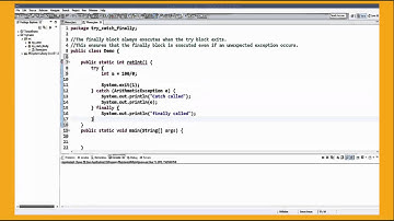Java Finally block try catch finally Exception Handling in Java  2 Java Tutorial 37
