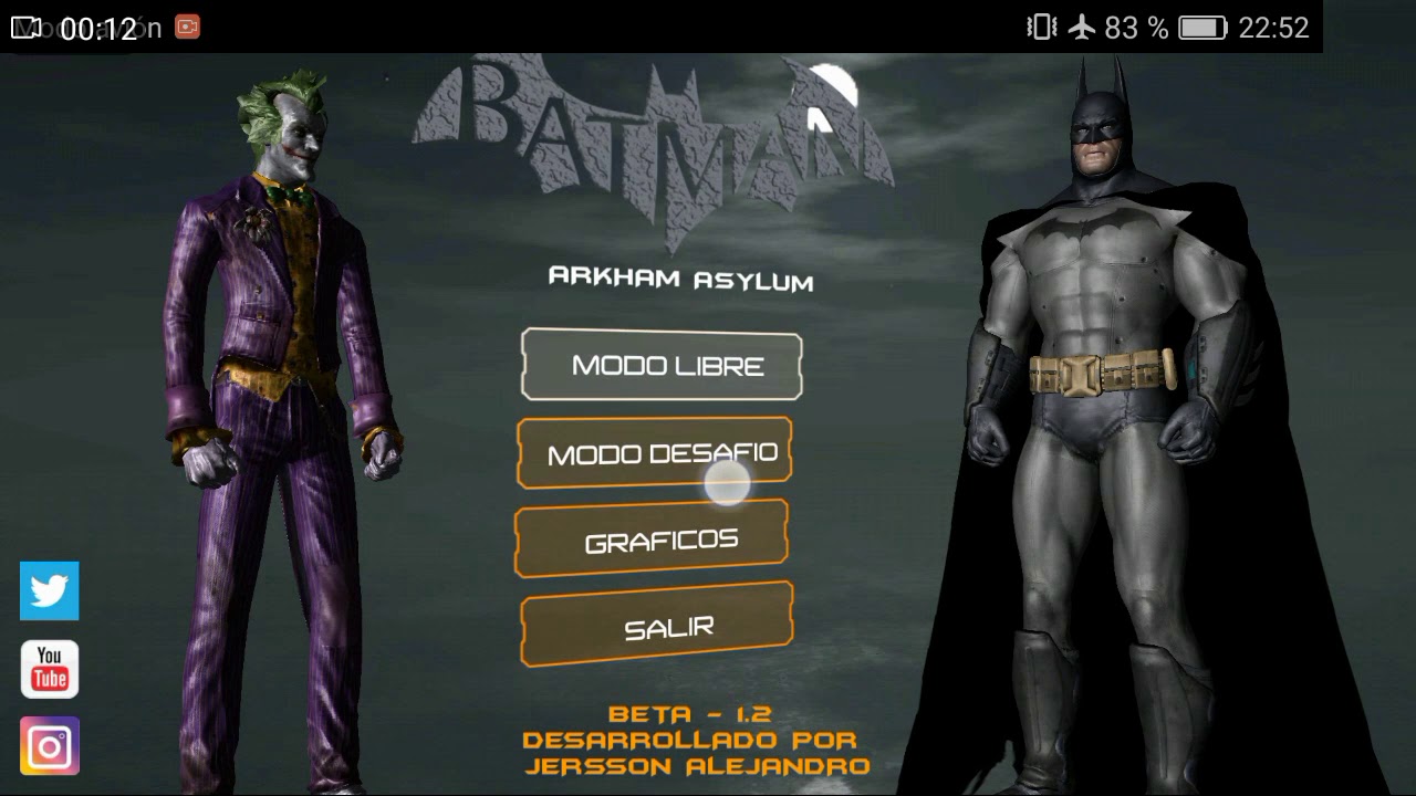 BETA ) Batman Arkham Asylum para ANDROID.!!!!! - YouTube