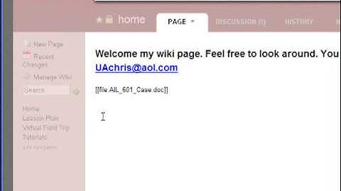 Wikispaces Upload Files