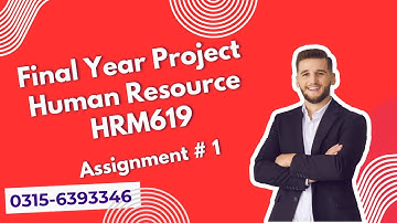 HRM619 Assignment 1 solution 2025 #HRM619 JCL hrm619 #project   #vu