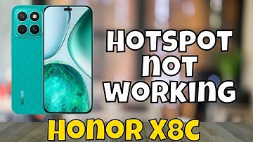 Hotspot Problem Honor X8c || Solution of hotspot issues || Hotspot not working  (2025)