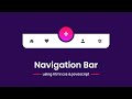 How To Make Bottom Navigation Menu Using HTML CSS And JavaScript | Animated Menu Design