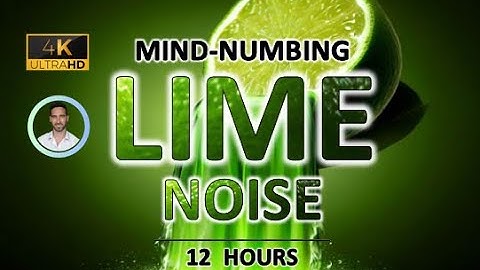 Mind-numbing Lime Noise | 12 Hours BLACK SCREEN | Study, Sleep, Tinnitus Relief and Focus