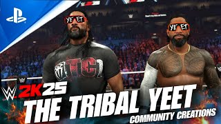 Wwe2K25 Roman Reigns Jey Uso The Tribal Yeet Entrance New Wwe2K25 Community Creations