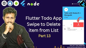 Flutter Todo App Swipe to Delete items from listview