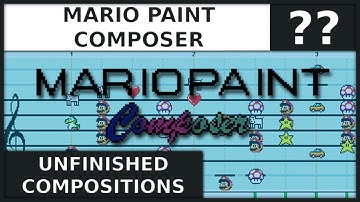 Mario Paint Composer | Unfinished Compositions