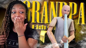 GRANDPA HIGH ON RETRO IS ACTUALLY INSANE