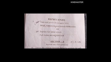 Degree 4 th semester Physics Model papers 4th paper ###Dr Br Ambedkar University Srikakulam