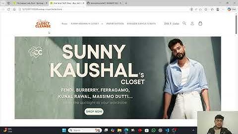 Build a Trendy Thrift Store Website (Bombay Closet Cleanse Clone) | Frontend Web Development 2025