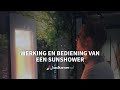 Werking en bediening van een Sunshower | Badkamerxxl