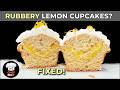 Meyer Lemon Curd Filled Cupcakes (Gluten Free)