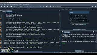 Darsh Garg / Project - 186 (Encrypting Personal Data) / WhiteHat Jr / Python Coding / Spyder