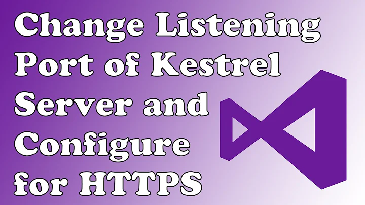 Change Listening Port of ASP.NET Core C# Kestrel Server and Configure for HTTPS (5 Minute Video)