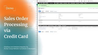 Checkout.com NetSuite Integration Demo | Sales Order Processing via Credit Card