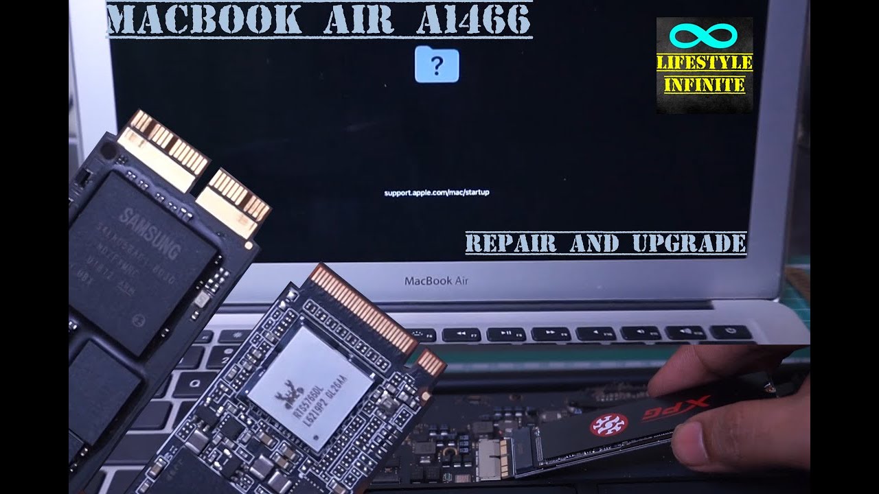 Apple MacBook Air A1466 SSD Replacement 