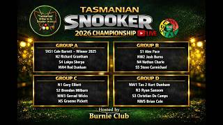 Tasmanian Open Snooker Championship 2026 | Final |
