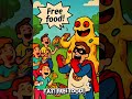 Mr. Leftover vs Giant Pizza Monster #animation #superheroes #shorts #heroic #monster