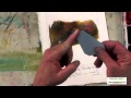 Watercolor Techniques with Judy Rider - Scraping to Create Texture