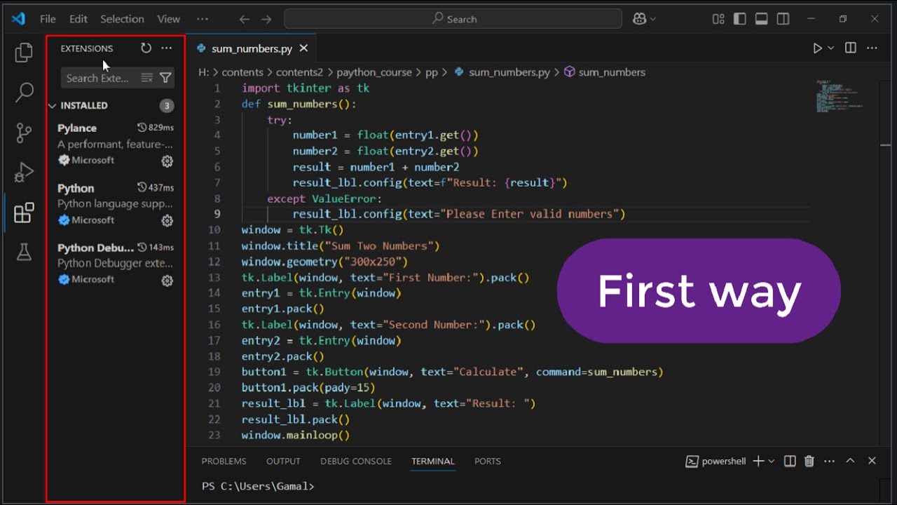 2 Methods To Hide Sidebar for Visual Studio Code - YouTube
