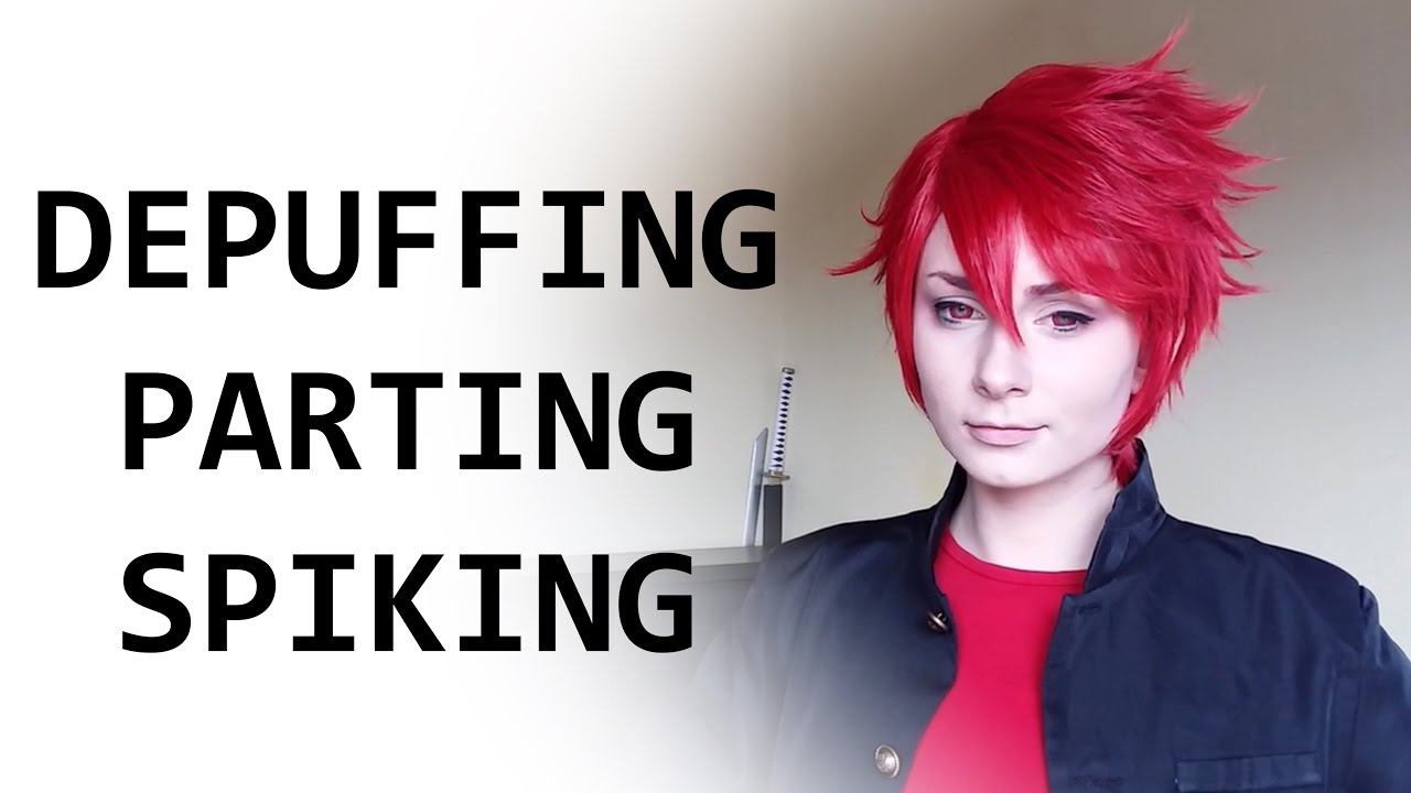 WIG STYLING- Depuffing, parting and spiking