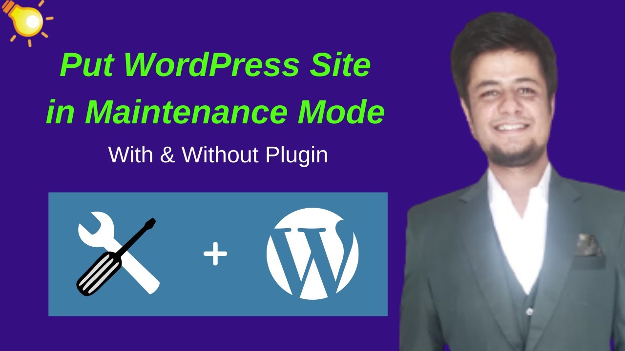 Put WordPress Site in Maintenance mode. With & Without Plugin Guide ...