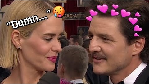 Pedro Pascal flirting with everyone for 10 minutes straight