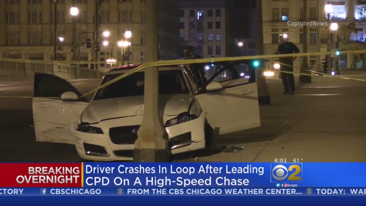 Two Arrested After Hit-And-Run With Squad Car, Police Chase - YouTube
