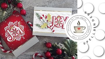 Stitching on Cards |  Spellbinders 12 Days of Stitchmas 2023 - Day 8 | Spellbinders Stitch Along Kit