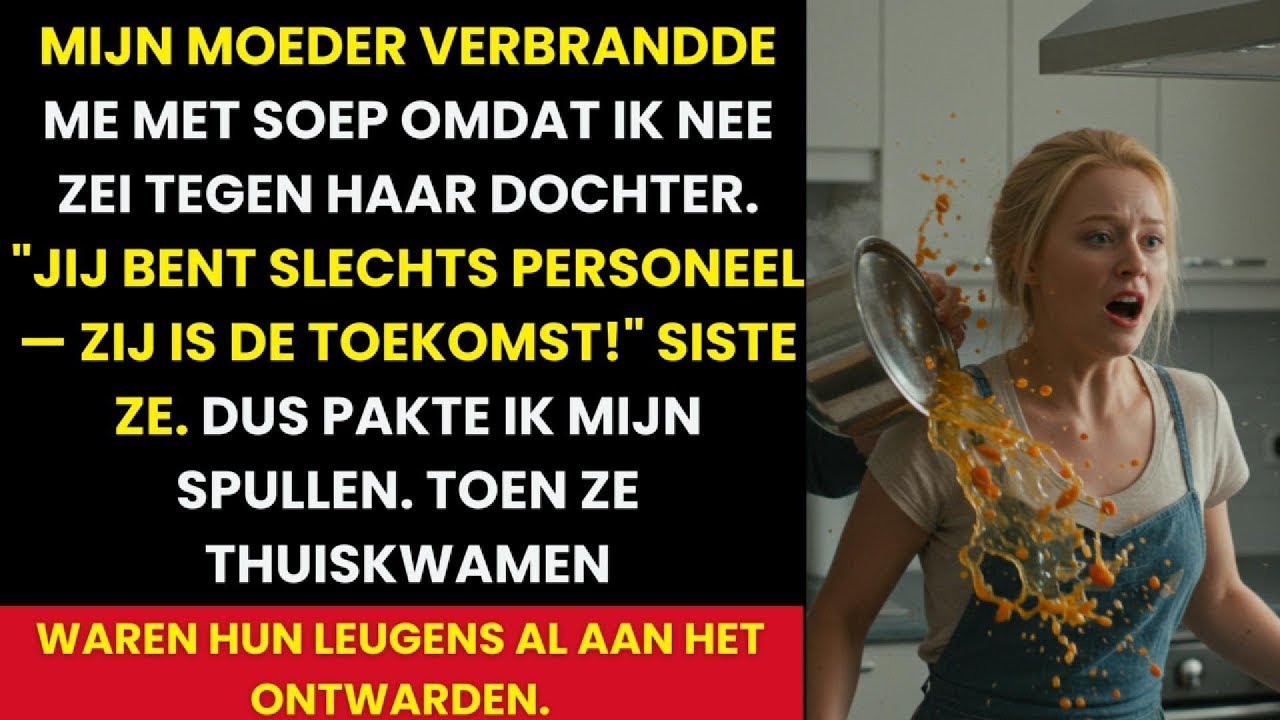 Mijn Moeder Gooide Hete Soep op Mij—En Vervalste Mijn Handtekening Om De Winkel Van Vader Te Stelen