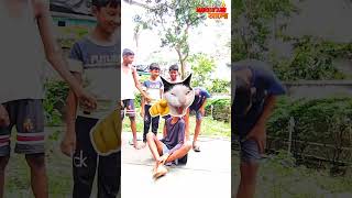 মাথায় বোতল মারার 😅😂 মজাদার খেলা | Amazing Village Games 🎅 #manobotaralo #funny