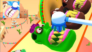 Teeth runner gameplay video All level gameplay Android, ios game