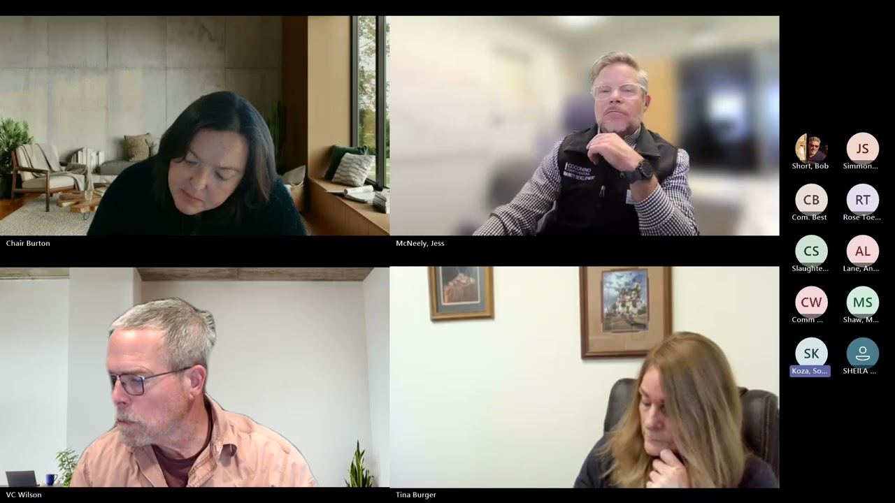 Planning and Zoning Staff and Commission Study Session and Public Hearing - December 3, 2025