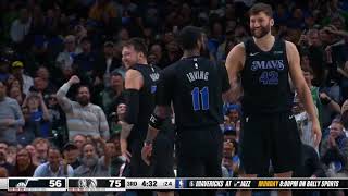 Luka Doncic alley oop to Kyrie Irving #nba