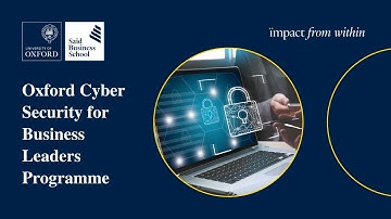 Oxford Cyber Security for Business Leaders Programme
