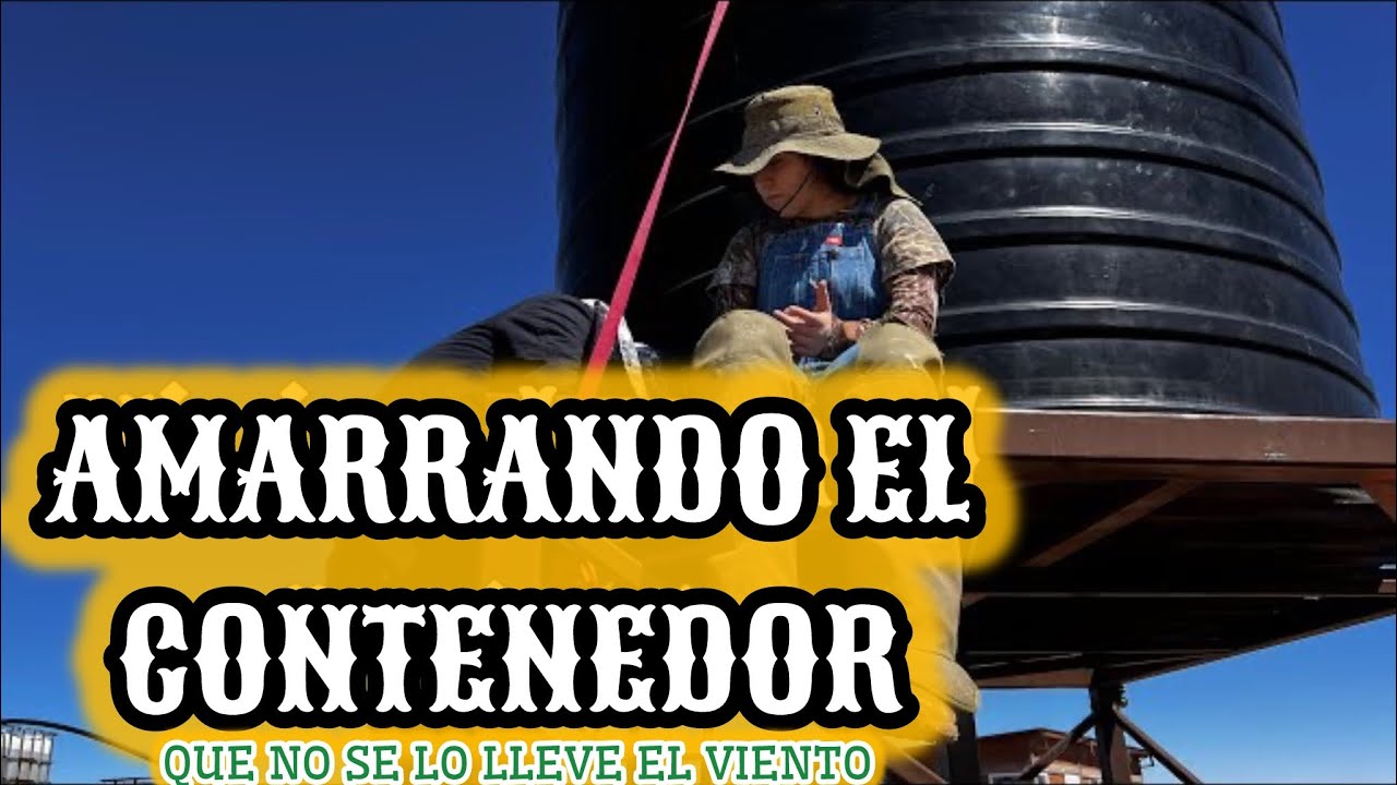 57~🌵LO AMARRAMOS PARA QUE NO SE LO LLEVE EL VIENTO‼️ YA GERMINARON LAS SEMILLAS🌱#vlog #campo